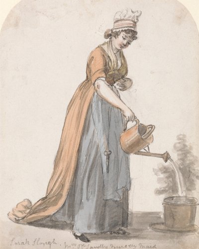 Sara Hough, la bambinaia della signora T. P. Sandby da Paul Sandby